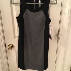 Never worn! Black and Silver dress from Kensie
